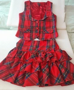 Girls THE CHILDRENS PLACE BLOUSE AND SKIRT SIZE 6 X / 7 - Picture 1 of 14