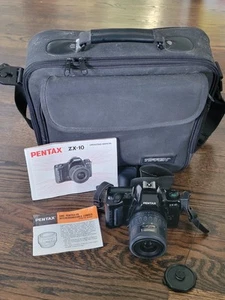 Pentax ZX-10 35mm FILM Camera With Lens, Manual, & Bag - TESTED & WORKING - Picture 1 of 13