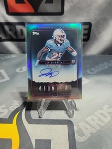 2024 Topps Midnight - Jaylen Wright Stroke Of Midnight Autographed Card - Picture 1 of 2