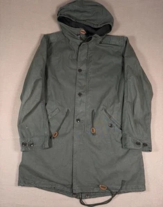 Vintage J.Crew US Army Cold Weather Fishtail Parka Jacket Mens Size Medium - Picture 1 of 14