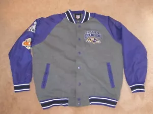 Men's 2XL Baltimore Raven's NFL Jacket-Cotton / Polyester-GIII Apparel - Picture 1 of 5