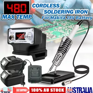 Portable Electric Welding Station Soldering Iron Station Battery For Makita 18V - Picture 1 of 17