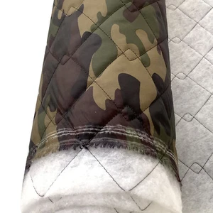 QUILTED FABRIC CAMO 4oz Waterproof Outdoor Material Dress Clothing Upholstery - Picture 1 of 7