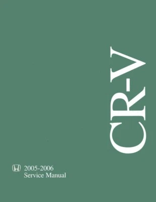 2005 2006 Honda CR-V Shop Service Repair Manual Book - Image 1 of 4