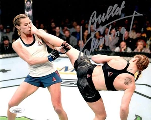 Valentina Shevchenko autographed inscribed 8x10 photo UFC Katlynn Chookagia JSA - Picture 1 of 2