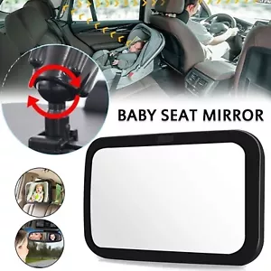 Baby Car Mirror Seat Safely Monitor Infant Child in Rear Facing Seat Adjustable - Picture 1 of 9