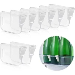 10Pcs Multifunctional Refrigerator Partition Board Transparent Divider Clip - Picture 1 of 12