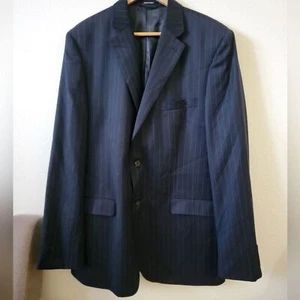 Blazer Lauren Ralph Lauren Para Hombre Etiqueta Negra Formal Azul Blanco Correas Talla 46L. - Imagen 1 de 14