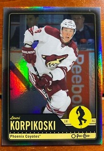 2012-13 O-Pee-Chee Black Rainbow #153 Lauri Korpikoski 080/100 Phoenix Coyotes
