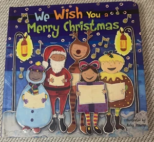 We Wish You a Merry Christmas Board Book Johannah Gilman Palva Editor 2016 - Picture 1 of 2