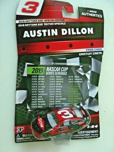 #3 AUSTIN DILLON CHEVY CAMARO 2019 DAYTONA SPECIAL ED NASCAR 1:64 - Picture 1 of 9