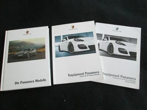 2012 Porsche Panamera S 4 Turbo S Hybrid German Brochure & Tequipment Catalog Pk - Picture 1 of 10