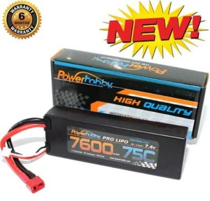 Batteria Hpi Sprint 2 1/10 Lipo con spina Deans 2S 7.4V 7600mAh 75C - Foto 1 di 2