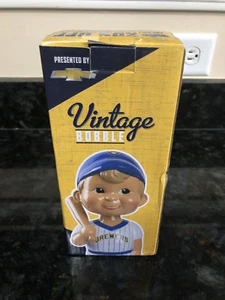 2016-Milwaukee Brewers "Vintage" Pinstripped Bobblehead - SGA - NEW!! - Picture 1 of 4
