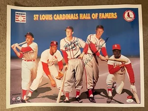 Stan Musial & Red Schoendienst Dual Signed Photo St. Louis Cardinals JSA COA - Picture 1 of 1