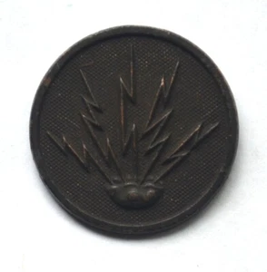WWI WW1 US Army Electrician or Radio Operator Enlisted Collar Disc Insignia nut - Picture 1 of 2