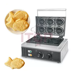 Fische Form Waffelmaschine Kommerzielle Snacks Maker Antihaft Waffel Bäcker - Bild 1 von 9