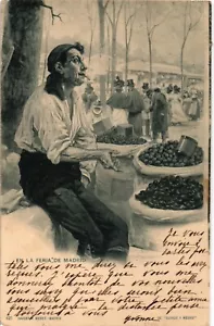 España 1901 Postal Vintage HAUSER Y MENET En la feria de Madrid (1445) - Imagen 1 de 2
