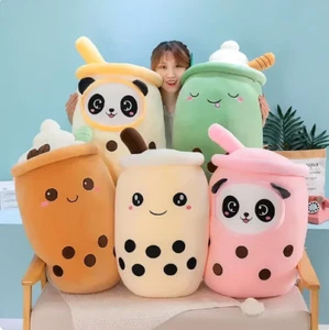 Bubble Tea Boba Drink Plush Soft Toy Plushie AU - Picture 1 of 3