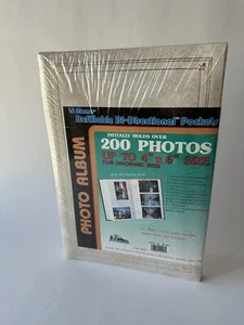 Pioneer B-Directional Fotoalbum BP-200 FASST 200 FOTOS BIS ZU 4" X 6" / NEU - Bild 1 von 10