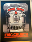 Eric Church Calgary Canada OCT 22e 2021 SÉRIGRAPHIE affiche S/N #/36
