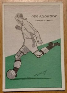Ivor Allchurch Swansea #4 Master Vending Cardmaster Football Tips 1958