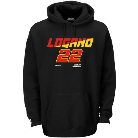 Joey Logano 2018 Checkered Flag Sports #22 Penske Racing Black Hoodie Cover