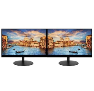 2x 23" Major Brands FHD 1920x1080 LCD Monitors Screen Business Gaming Media VGA - Picture 1 of 7