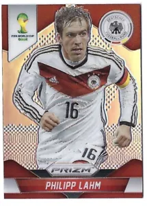 2014 Panini Prizm Fifa World Cup Soccer PHILIPP LAHM #86 Germany Silver Prizm SP - Picture 1 of 2