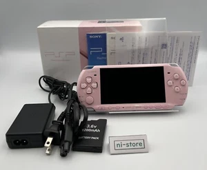 Sony PSP-3000 PSP 3000 Console Pink Complete in box Region Free - Excellent+ - Picture 1 of 23