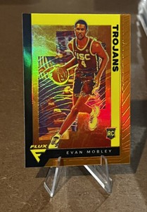 Evan Mobley 2021 Chronicles ORANGE FLUX ROOKIE PRIZM Cleveland Cavaliers