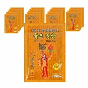 Korean Gold Insam Ginseng Patch / Health Hot Pad / Pain Relief / 20Sets (500ea) - Picture 1 of 8