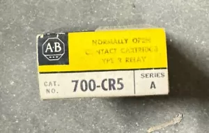 700-CR5 NEU INBUS BRADLEY KONTAKTPATRONE TYP R RELAIS N.O. - Bild 1 von 7