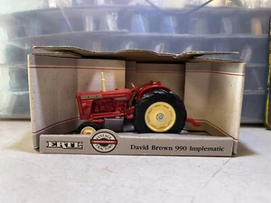 Vintage 1990 Ertl "David Brown 990 Implematic Tractor" (1/32nd) Scale Diecast - Picture 1 of 6