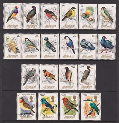 Aitutaki SG 475-494 ~ 1984 Cook Islands Set of 20 x Bird Stamps MUH - CV £66.00 - Image 1 of 3