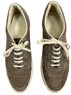 Common Projects Bball Low 2393 Leather + Suede Grey Gray Sneakers Sz 43EU, 10 US - Image 1 of 4