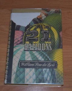 The Twenty-One Balloons by William Pene Du Bois Vikinh Hardcover Fifth Printing - Picture 1 of 6