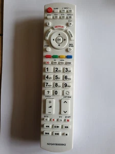 Ersatz Fernbedienung für Panasonic N2QAYB000842 Mit Netflix & 3D Funktion. - Bild 1 von 1