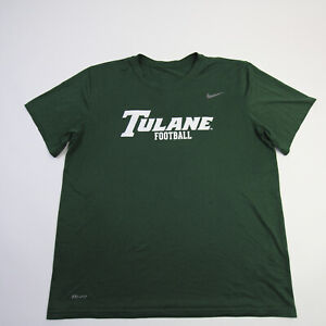 Tulane Green Waves Nike Dri-Fit Short Sleeve Shirt Men's Dark Green Used