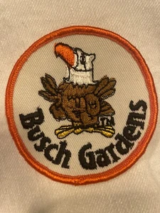 Vintage Weißkopfseeadler von Busch Gardens Vergnügungspark Florida Aufnäher - Bild 1 von 3