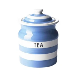 Cornishware Blue Tea Storage Jar - Picture 1 of 3