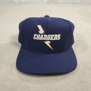 VINTAGE San Diego Chargers Starter Hat Cap Strapback Blue Wool The Right 90s - Picture 1 of 9