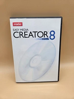 ROXIO EASY MEDIA CREATOR SUITE 8 BURN CD's DVD's MUSIC PHOTOS VIDEO DATA CD KEY - Image 1 of 4