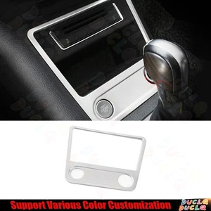 For Volkswagen Tiguan 2010-2016 Matte Silver Console Storage Box Frame Trim 1PCS - Picture 1 of 9