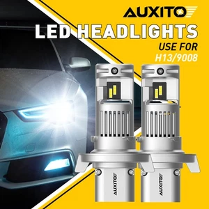 H13 LED Headlight Bulbs for Ford E-350 Super Duty 2008-2020 High Low Beam White - Picture 1 of 10