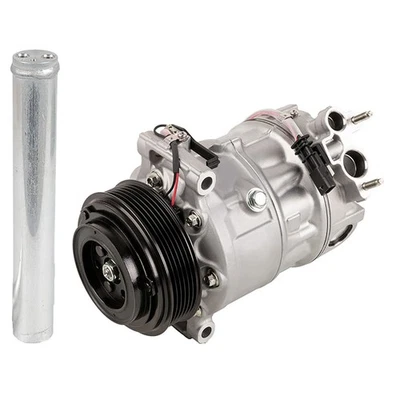 Compresor de aire acondicionado OEM con secador de aire acondicionado para Land Rover Range Rover LR4 y Sport Foto 1 de 4