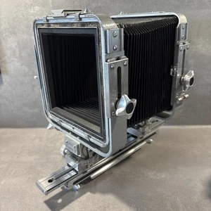 Plaubel Peco Supra II 9x12 4x5 fotocamera grande formato standard / soffietto su panca - Foto 1 di 6