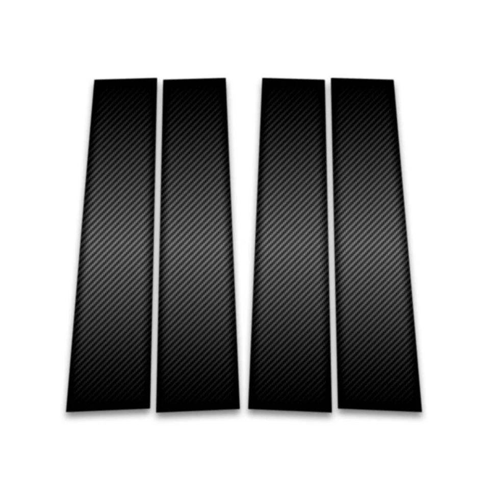 4pc Carbon Fiber Pillar Post Trim w/Keypad Cutout fits 2010-2019 Lincoln MKT Foto 1 de 1