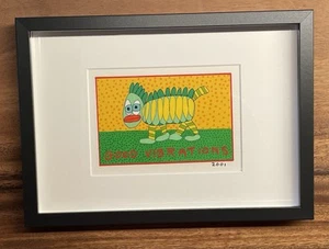 James RIZZI: original Siebdruck "GOOD VIBRATIONS“, 2001, KRAZY KRITTERS, gerahmt - Bild 1 von 5