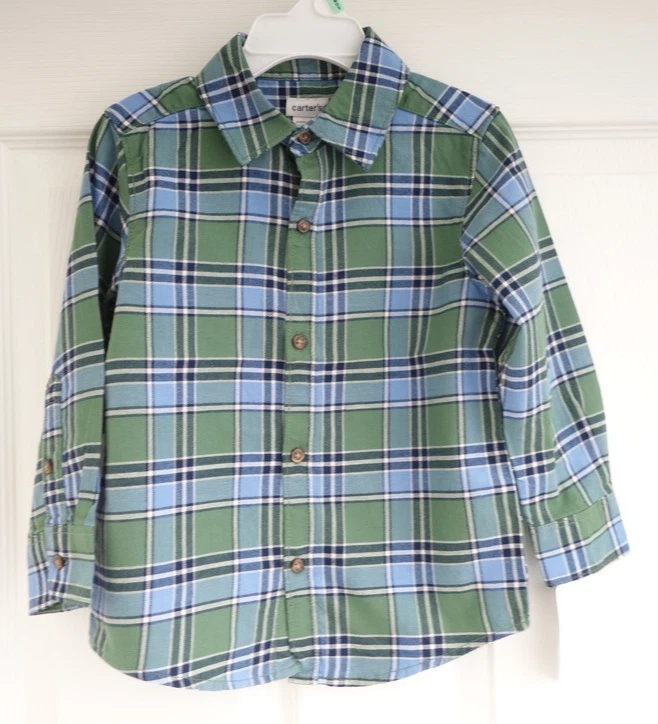 Camisa a Cuadros Carter's para Niño Talla 5/5T Nueva con Etiquetas Foto 1 de 1